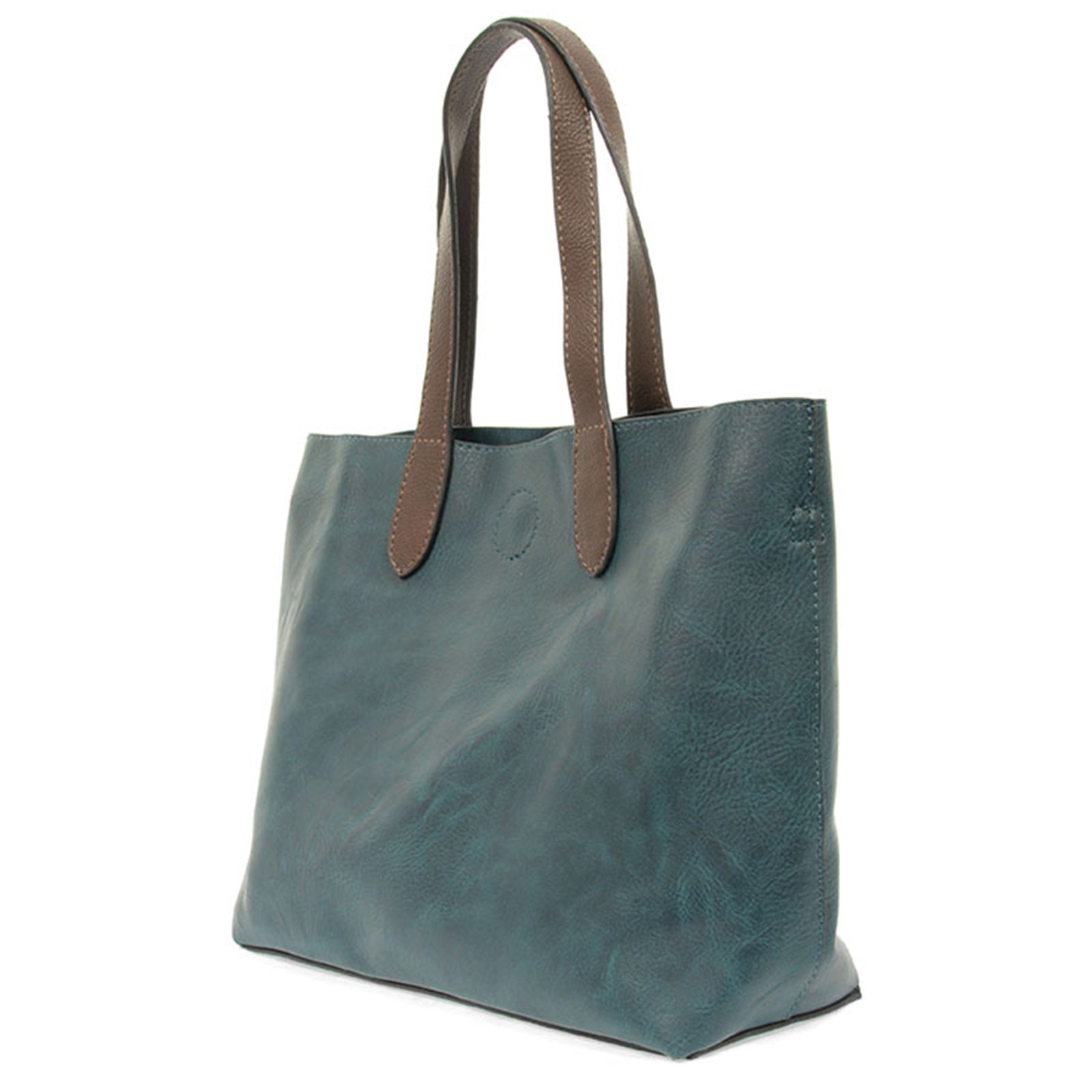 Joy Accessories Mariah handbag dark turquoise angled view