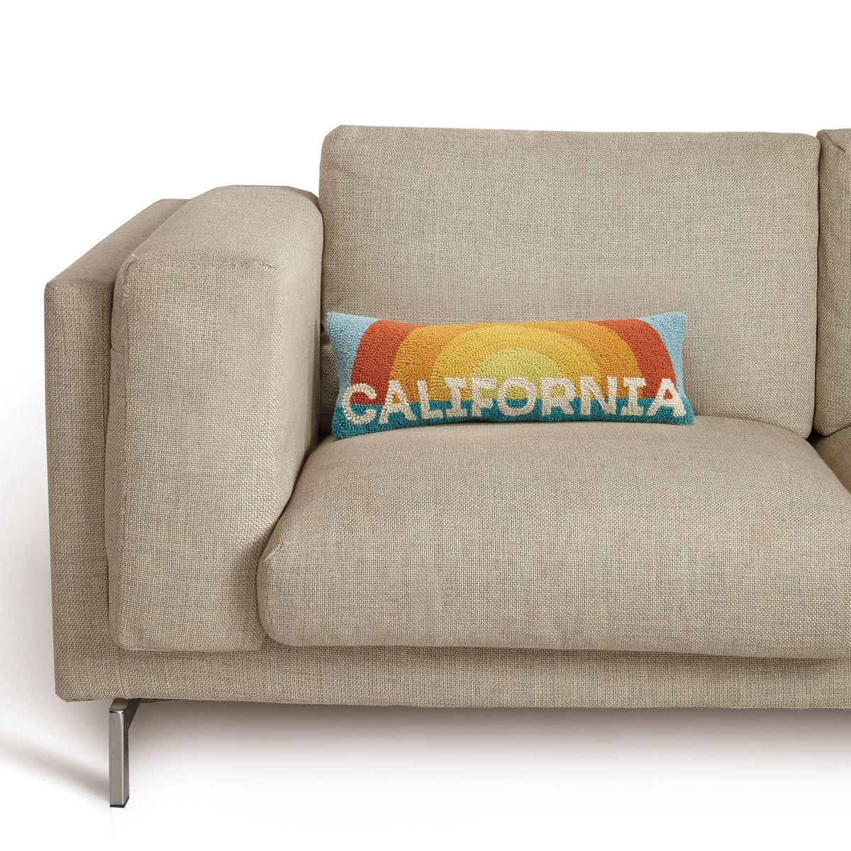 Peking Handicraft 'California' rainbow pillow