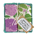 The Neighborgoods Lilac Purple and Mint tea towel set