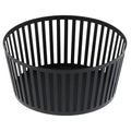 Yamazaki tower striped fruit basket black