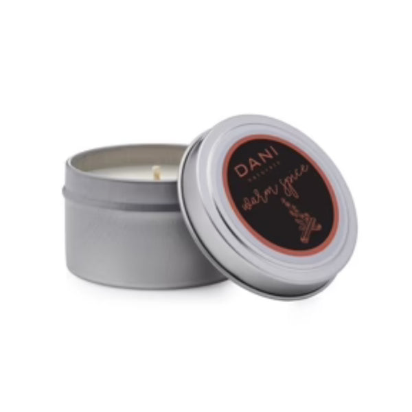 Dani candle 2 ounce travel tin spice scent