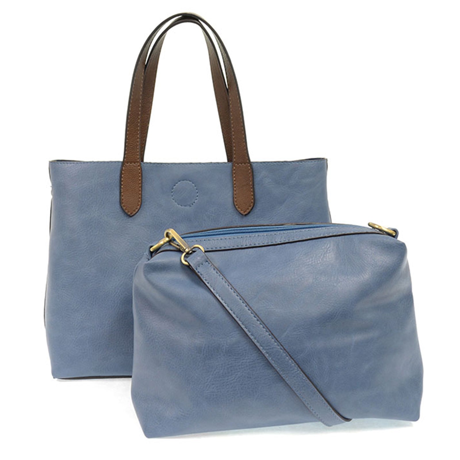 Joy Accessories Mariah handbag cerulean blue with insert bag