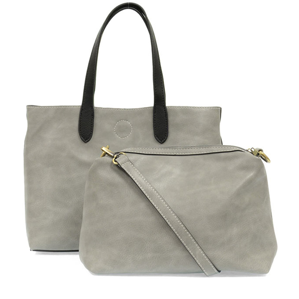 Joy Accessories Mariah handbag grey with insert bag