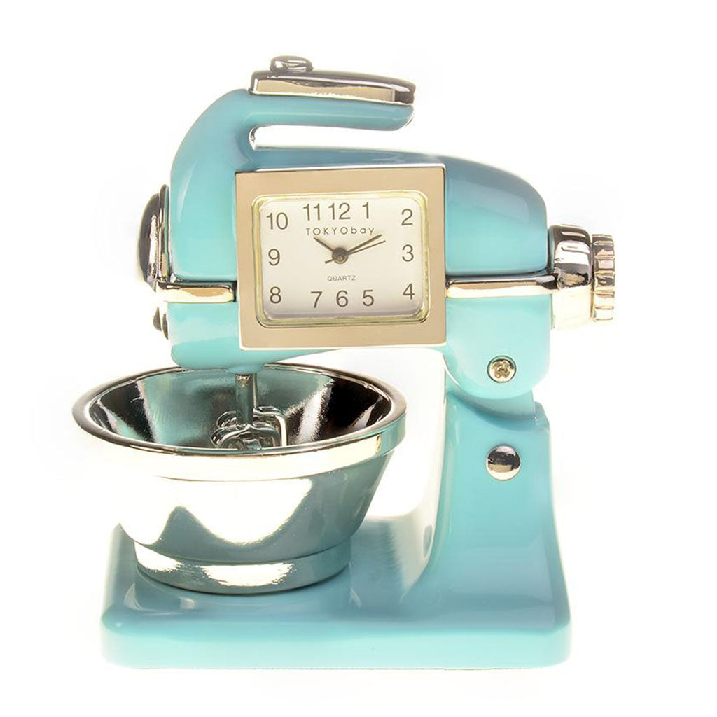 Tokyo Bay turquoise mixer clock