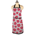 Mu Kitchen poppy print cotton apron