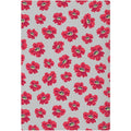 Mu Kitchen poppy print cotton kitchen towel