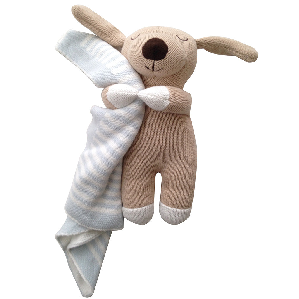 Oscar the dog baby burrito baby gift w blanket