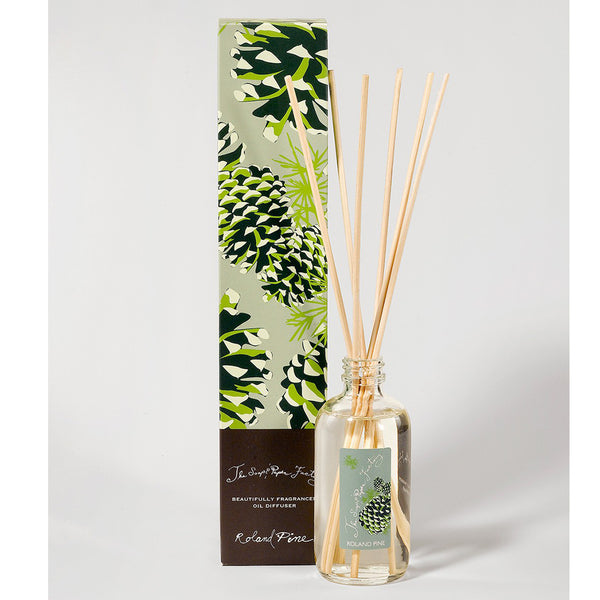 Soap and Paper Factory 4 ounce diffuser with Roland Pine scent.