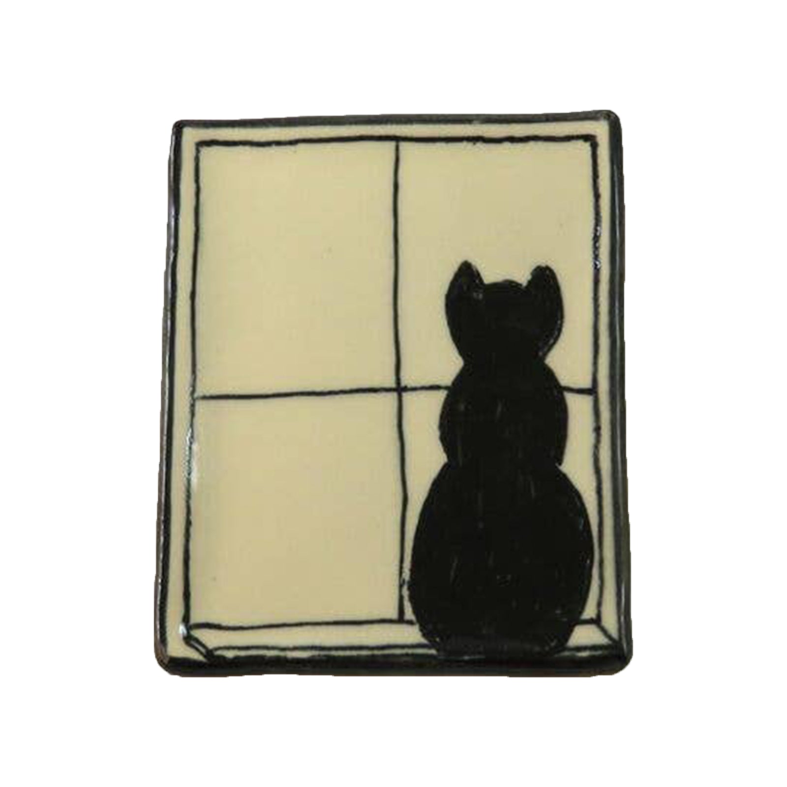 ceramic mini tray cat