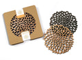 Five Ply Design set of 2 laser cut trivets Petals