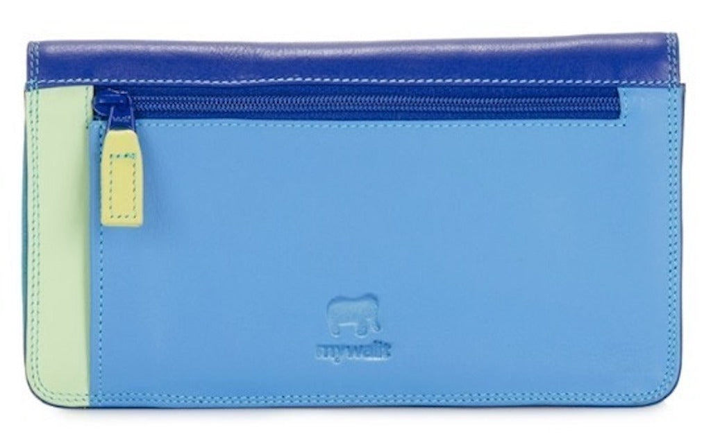 My Walit medium matinee wallet seascape back view