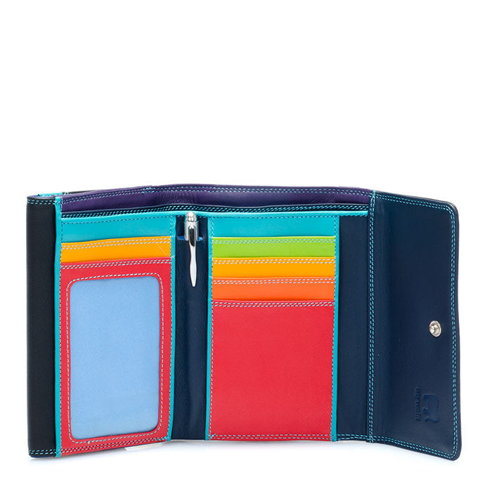 double flap wallet black pace